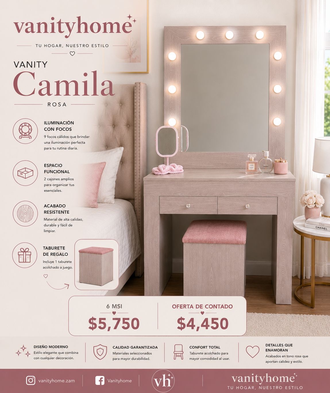 Vanity Camila Rosa